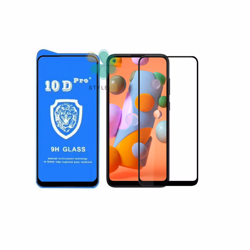 گلس تمام صفحه گوشی سامسونگ Samsung Galaxy A11 مدل 10D Pro