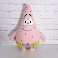 عروسک پاتریک 22 سانتی شخصیت محبوب کارتون باب اسفنجی از برند معتبر nickelodeon کمیاب و کلکسیونی 