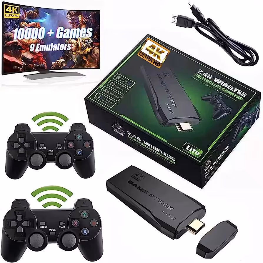 کنسول بازی Game Stick 4K Ultra HD-کیفیت عالی - با 15000 بازی جذاب با ارسال رایگان 

