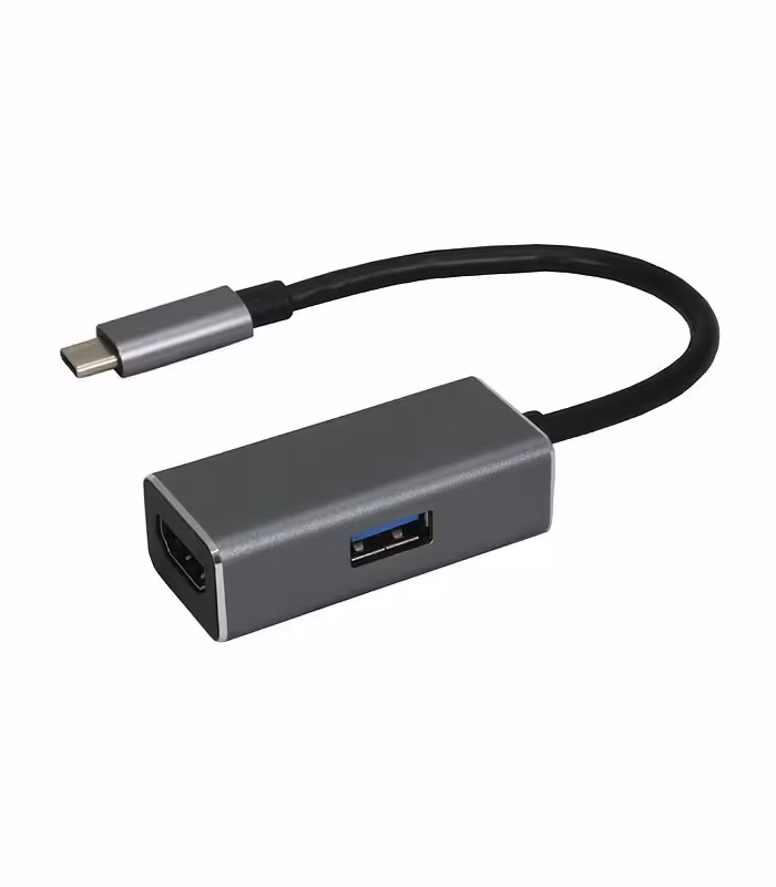 مبدل Type C به HDMI و USB 3.0 فرانت مدل FN-UC2HU300