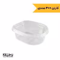 ظرف یکبار مصرف پلی پروپیلن 125 میلی لیتری شفاف همراه در طب پلاستیک (کارتن 300 عددی)