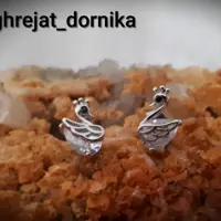 گوشواره نقره جواهرقو