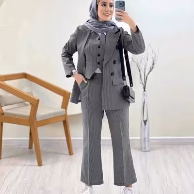 ست یه تیکه کت شلوار و جلیقه مدل فرانک