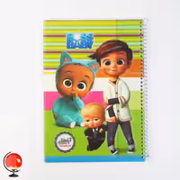 دفتر نقاشی 50 برگ سیمی طرح بچه رئیس آپادانا