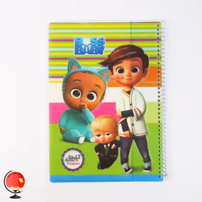 دفتر نقاشی 50 برگ سیمی طرح بچه رئیس آپادانا