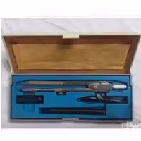 پرگار جعبه ای قدیمی 4 تکه (MERCUR)