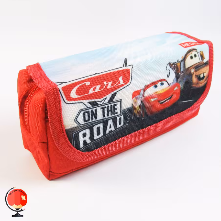 جامدادی پسرانه سه زیپ طرح مک کوئین مدیسا