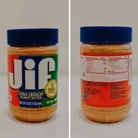 کره بادام زمینی جیف در سه طعم کرانچی ساده و شکلاتی  454 گرمی  تاریخ تانیمه های 2024