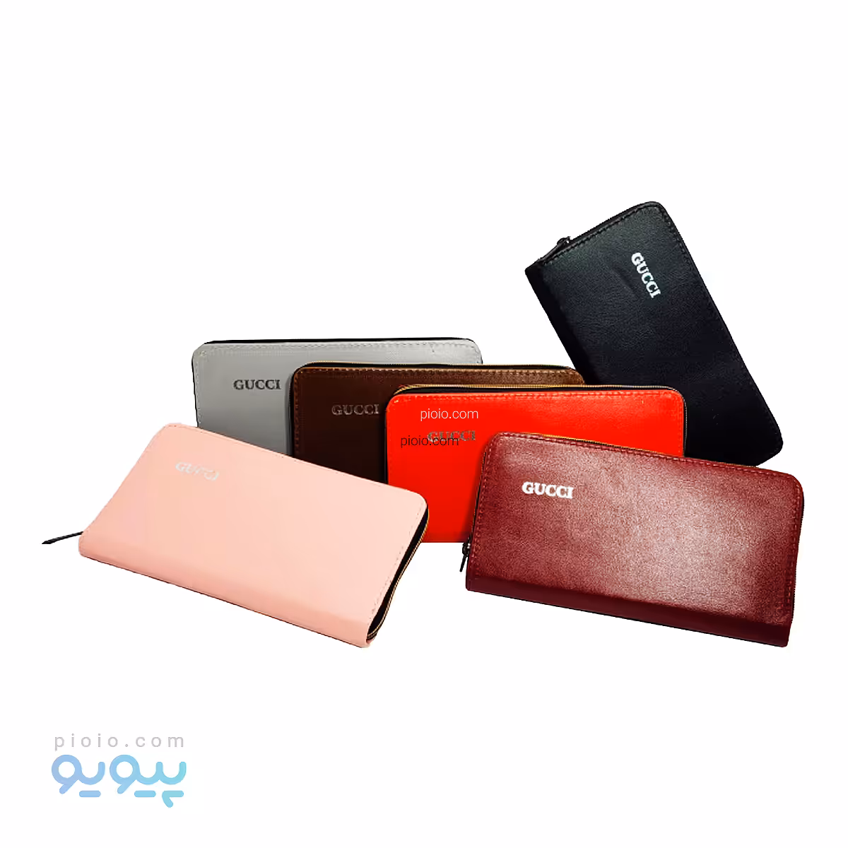 کیف پول شیک چرم مصنوعی برند GUCCI
