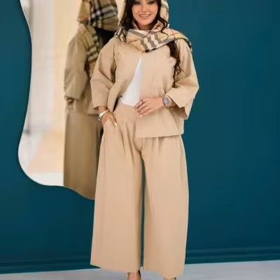 مانتو مجلسی مدل مانتو شلوار مزونی