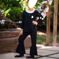 ست شومیز شلوار پاپیون کدبا