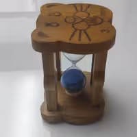 ساعت شنی چوبی 3 دقیقه