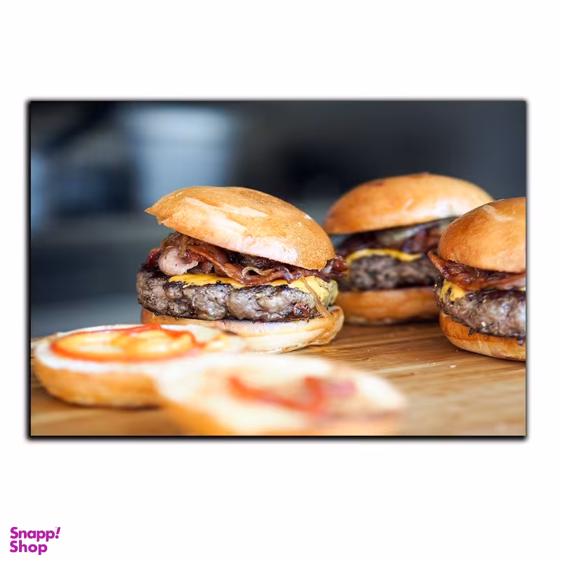 تابلو شاسی بکلیت طرح فست فود همبرگر مدل SH-5010