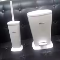 سطل وبرس سفیدمدل سمفونی(ارسال تیپاکس پس ارسال)
