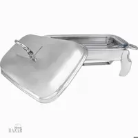 سوفله خوری مستطیل متوسط پافیلی کروم ام جی اس کد 3102
