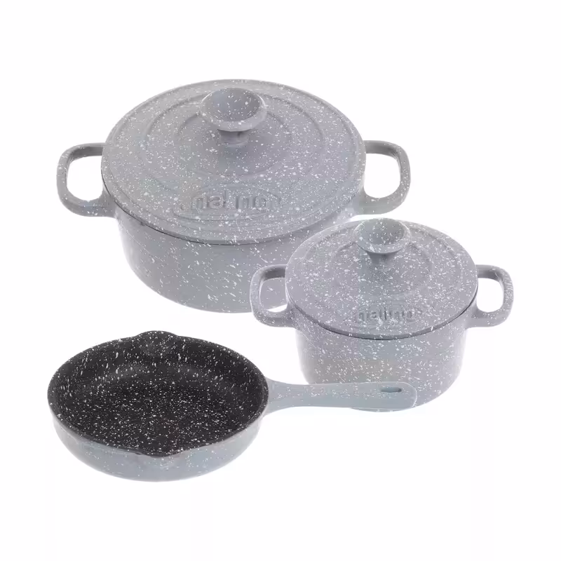 سرویس قابلمه چدن نالینو مدل کودک Kids (5 پارچه)