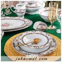 سرویس چینی پردیس طرح سویل 102 پارچه کد 805