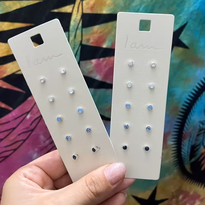 پک گوشواره میخی سنگی