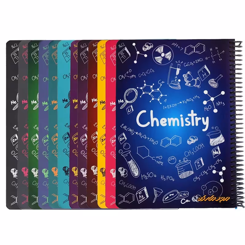 دفتر 100 برگ طرح شیمی دات نوت