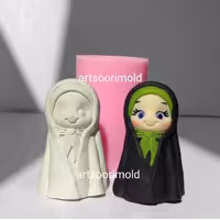 قالب سیلیکونی مولد دختر چادری (ستایش) 