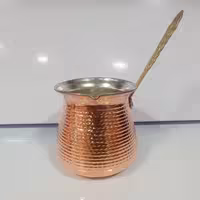 قهوه جوش مسی ( سایز 2متوسط )شیرجوش مسی