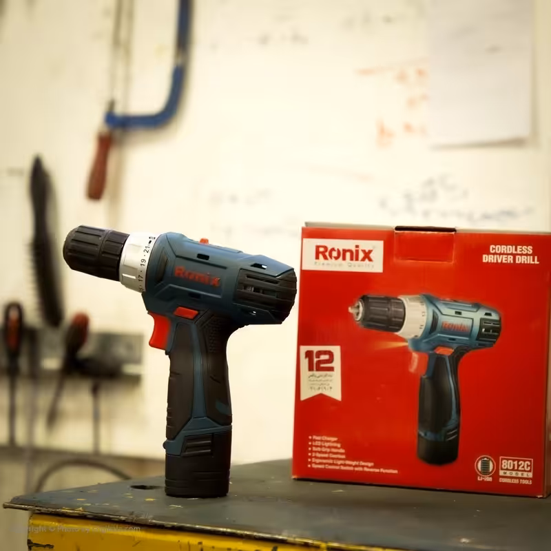 دریل پیچ گوشتی شارژی رونیکس مدل 8012C1 