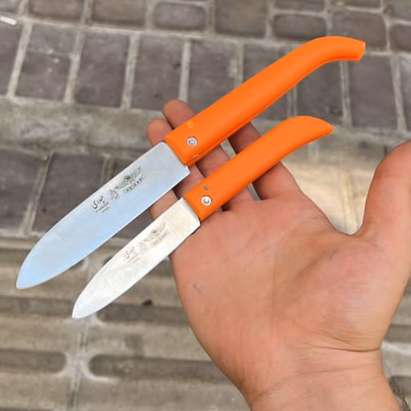 چاقوی تاشو حیدری اصلی دسته پلاستیک 25 سانتی