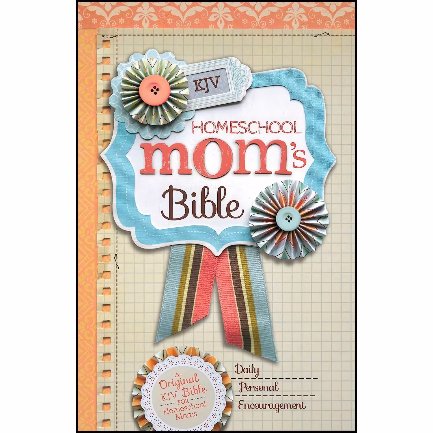 کتاب زبان اصلی KJV Homeschool Moms Bible Hardcover اثر Zondervan