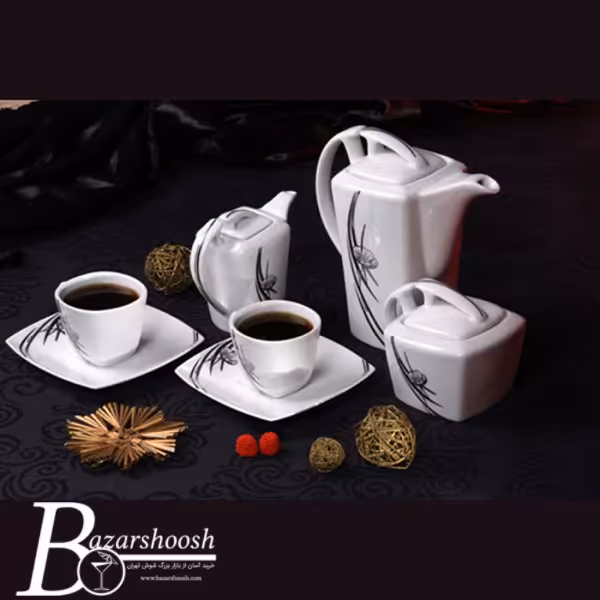 سرویس چینی غذاخوری 107پارچه تقدیس طرح کریستینا 12نفره کوئین