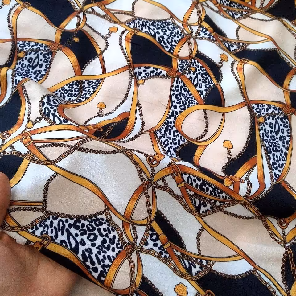 پارچه کرپ فلور با طرح های شیک 