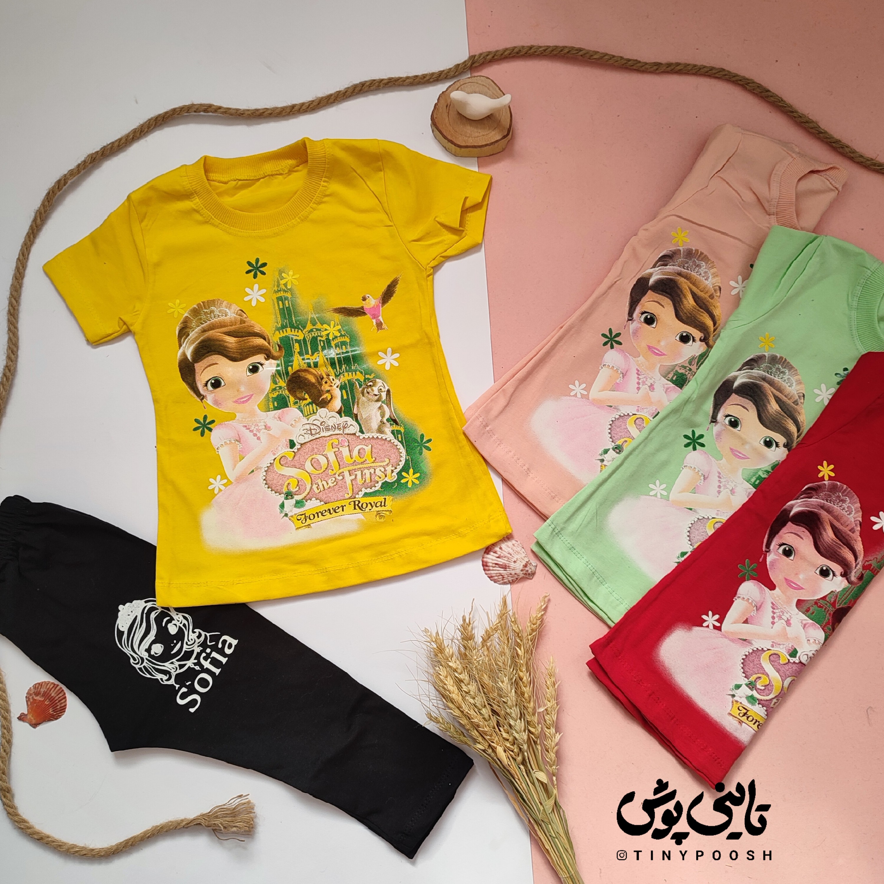تیشرت شلوار دخترانه