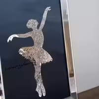 تابلو آینه کاری رقص باله دستساز،تابلو آینه کاری و دکوراتیو یکتا