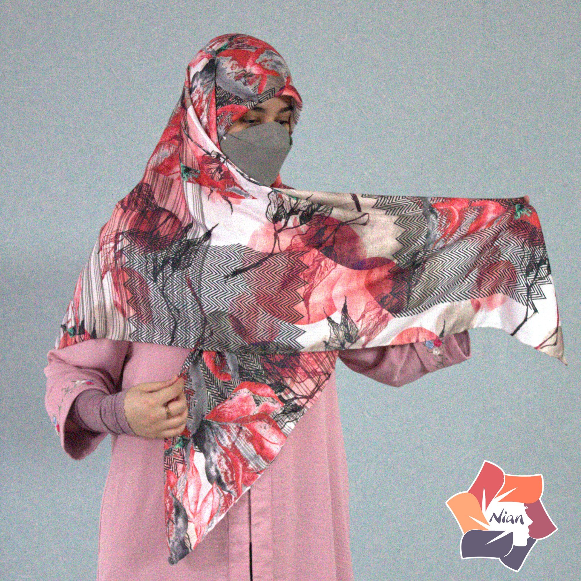 روسری نخی قواره 140 کد 0040