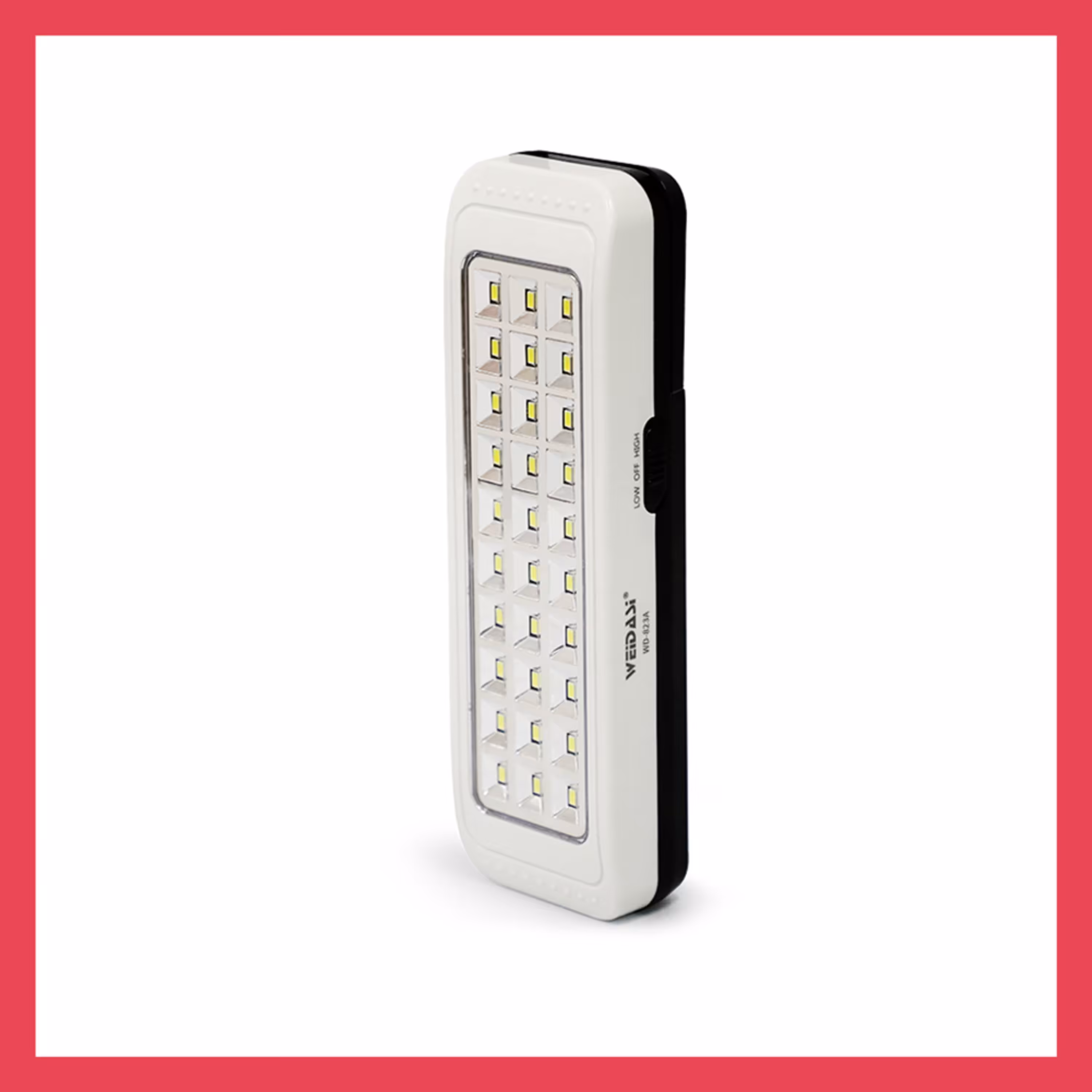 چراغ قوه اضطراری شارژی ویداسی 30 smd مدل wd-823 رنگ سفید