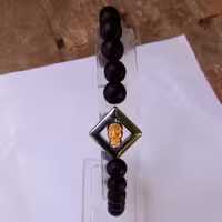 دستبند مردانه و زنانه اونیکس طرح اسکلت رنگ ثابت نیل