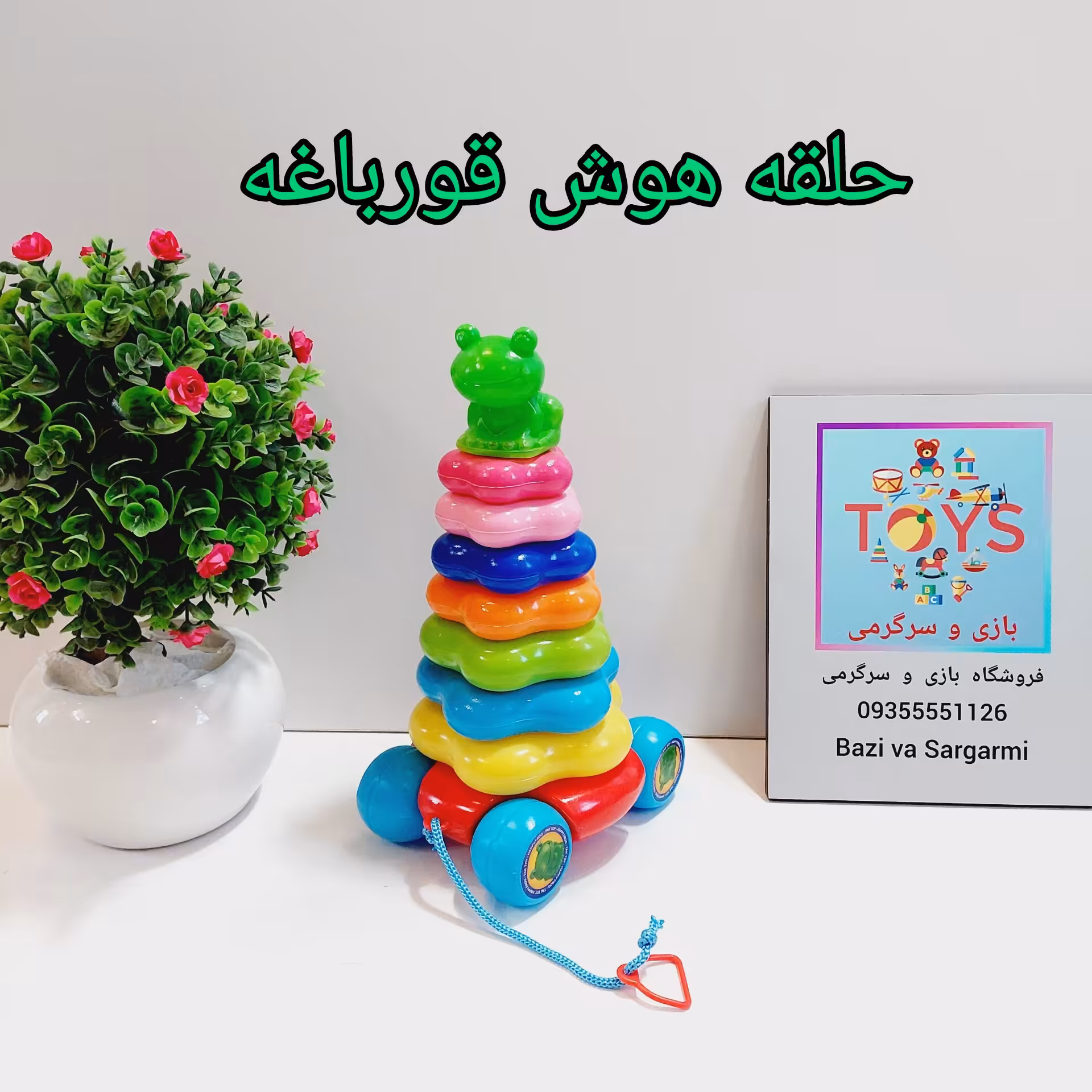 بازی حلقه هوش چرخدار طرح قورباغه