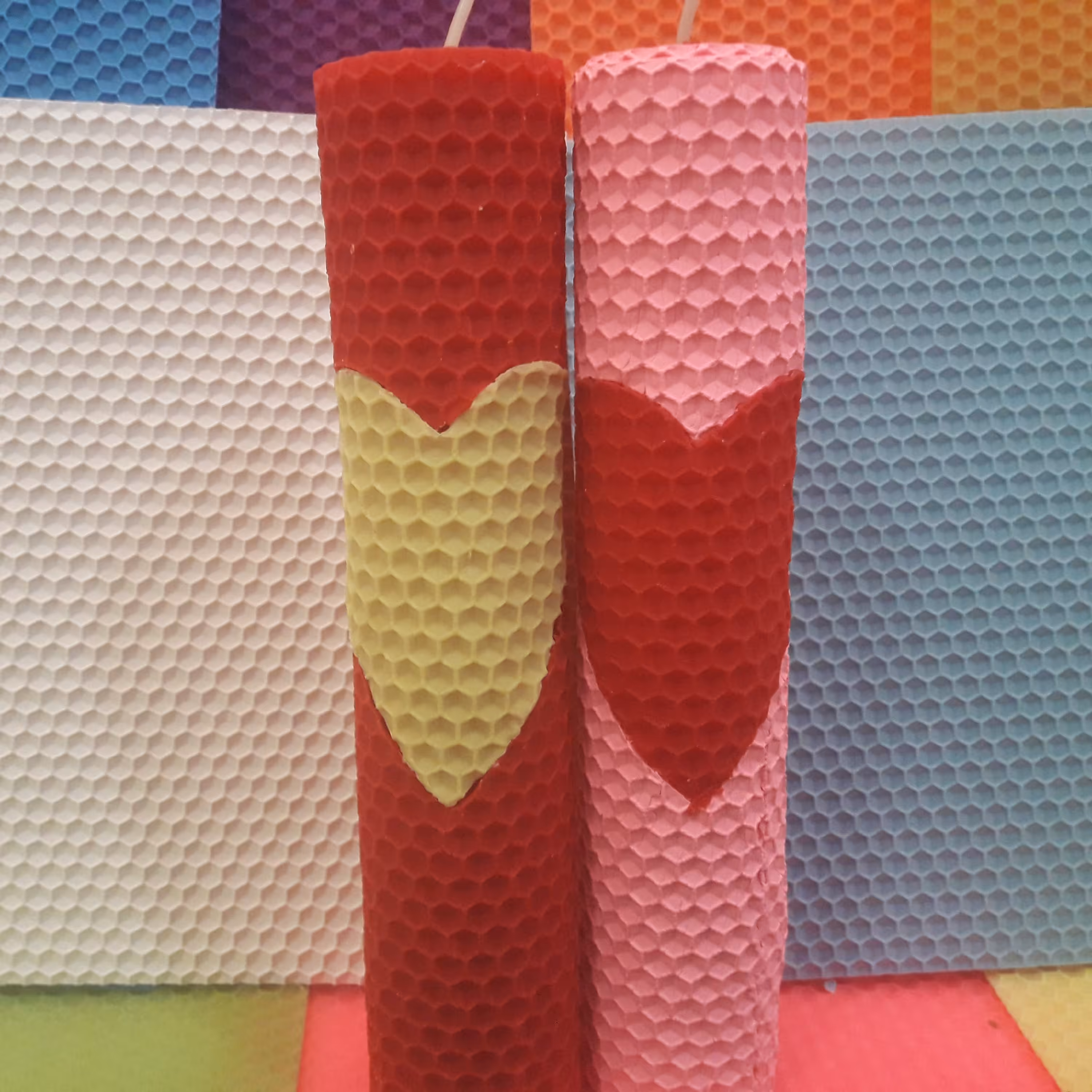 شمع استوانه قلبی