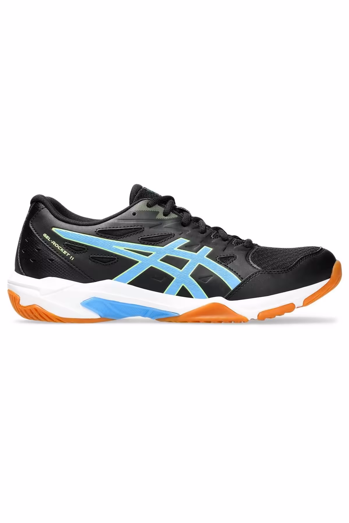 کفش والیبال مشکی مردانه GEL 11 سیاه 003 Asics