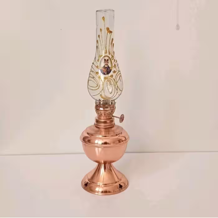 چراغ گردسوز مسی ساده طرح سنتی نانو شده