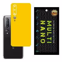 برچسب پوششی MultiNano مدل X-F1M-Yellow برای پشت موبایل شیامی Mi  10 