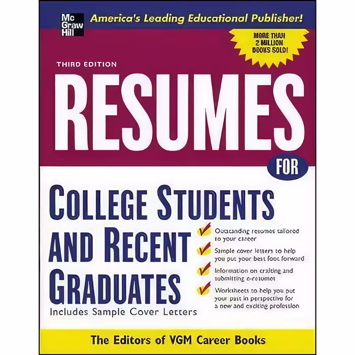 کتاب زبان اصلی Resumes for College Students and Recent Graduates 