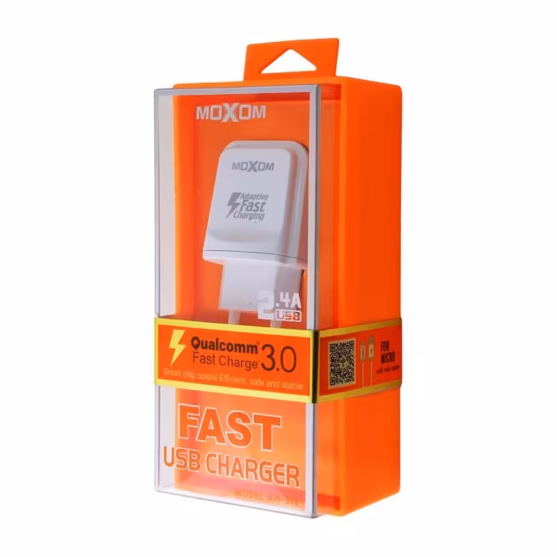 شارژر دیواری موکسوم مدل KH-31Y به همراه کابل type-C

