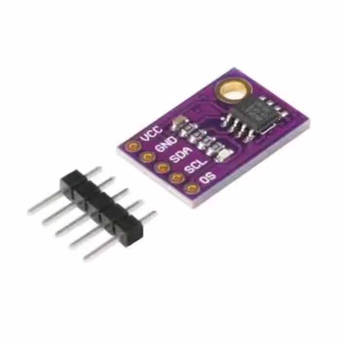 مجموعه 3 عددی ماژول سنسور دمای LM75 دارای پروتکل I2C