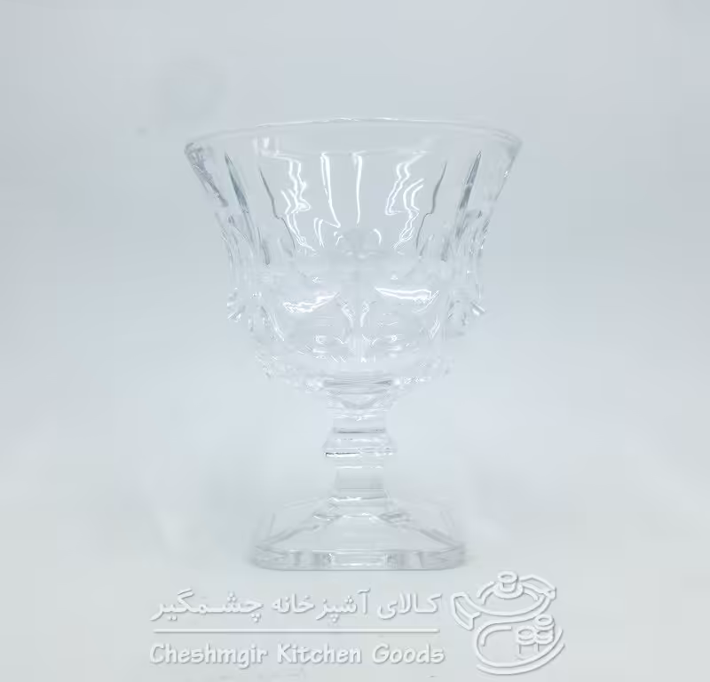 بستنی خوری بلور پایه دار کالیپسو کد 3501014
