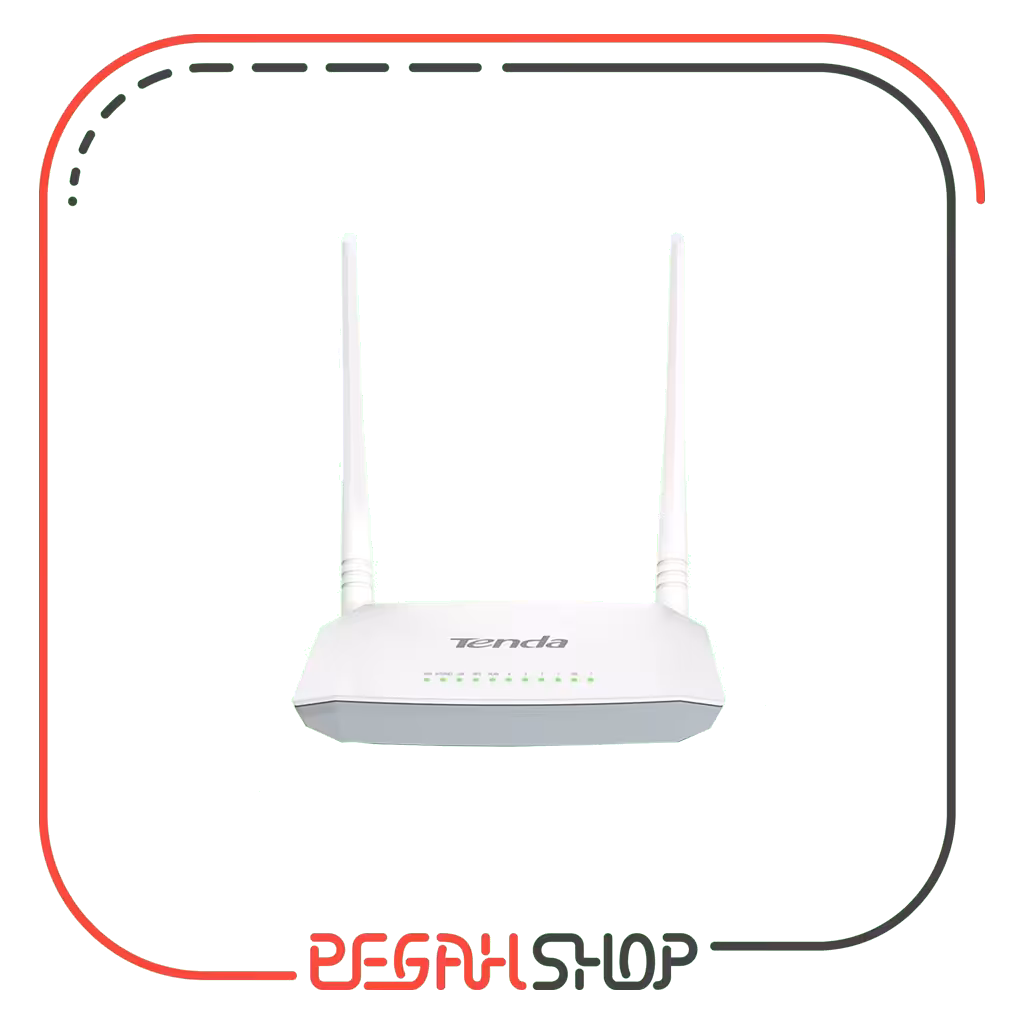 مودم روتر  ADSL2 بی سیم N300 تندا مدل D301 V2
