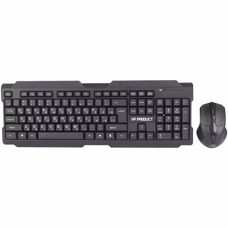 کیبورد و ماوس بیسیم ایکس-پی مدل XP-W4200XP-W4200 Wireless Keyboard And Mouse