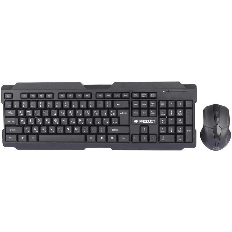 کیبورد و ماوس بیسیم ایکس-پی مدل XP-W4200XP-W4200 Wireless Keyboard And Mouse