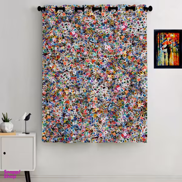 پرده مدل C2-50154 سایز 140×190 سانتی متر