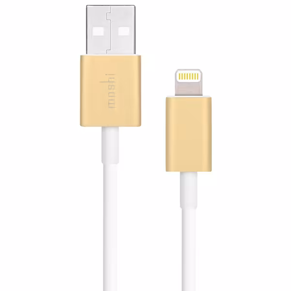 کابل MOSHI موشی LIGHTNING لایتنینگ 1 متری طلایی - Hiapple.ir