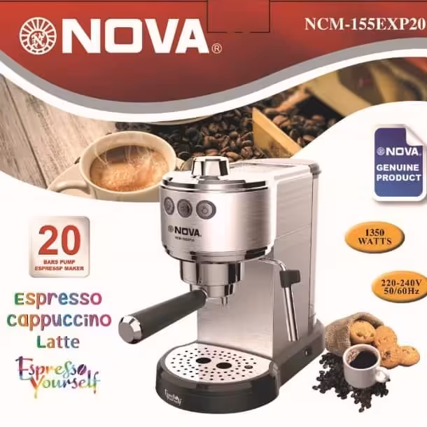 اسپرسو ساز نوا مدل NCM - 155 توان 1350 وات